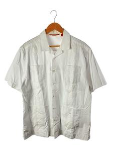 HAVANERA/半袖シャツ/L/コットン/ホワイト/キューバシャツ
