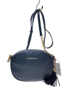 MICHAEL KORS◆ショルダーバッグ/レザー/BLK/aq-1608