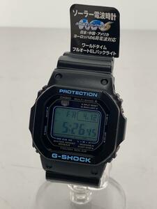 CASIO◆ソーラー腕時計・G-SHOCK/デジタル/BLK