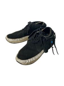 visvim◆FBT SUEDE/シューズ/US9.5/BLK/スウェード