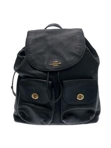 COACH* Coach / rucksack / all leather / black /F29008