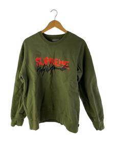 Supreme◆Crewneck/スウェット/M/コットン/KHK/カナダ製/20AW/着用感有