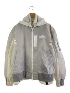 NIKE◆×sacai/20AW/ASM NRG SACAI LAYERED JKT/XL/ナイロン/WHT/CZ4697-09