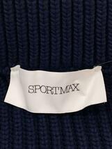 SPORT MAX by Max Mara◆ブルゾン/M/山羊革/NVY_画像3