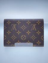 LOUIS VUITTON◆ポルト・トレゾール・エテュイ・パピエ_モノグラム・キャンバス_BRW/PVC/BRW/レディース_画像2