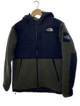 THE NORTH FACE◆DENALI HOODIE/M/ポリエステル/ブラックxカーキ/無地_画像1