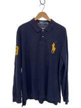 POLO RALPH LAUREN◆ポロシャツ/XXL/コットン/NVY/68001_画像1