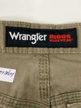 WRANGLER◆RIGGS カーゴパンツ/32/コットン/BEG/無地/6W060BR_画像4