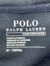 POLO RALPH LAUREN◆ダウンジャケット/M/ナイロン/BLK/無地_画像3