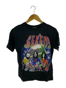 70S～80S/GENESIS/パキ綿Tシャツ/M/コットン/BLK/無地