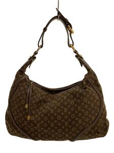 LOUIS VUITTON◆マノンPM_モノグラム・ミニ・ラン_BRW/キャンバス/BRW