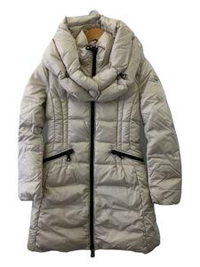 MONCLER◆CYROSELLE/コート/2/ナイロン/クリーム/無地/120934993305/管NoEF-7651