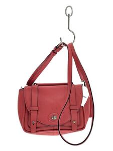 COACH◆ショルダーバッグ_ブリーカー_ペブルド/レザー/RED