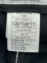 Carhartt◆カーハート/キャップ/コットン/ブラック/無地_画像6