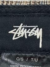 STUSSY◆キャップ/-/ポリエステル/マルチカラー/チェック/メンズ_画像5