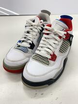 NIKE◆AIR JORDAN 4 RETRO (GS)/エアジョーダンレトロ/ホワイト/408452-146/23.5cm/_画像2