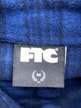 FTC◆HEAVY PLAID NEL SHIRT/M/コットン/NVY/オンブレチェック/FTC022AWSH01_画像3