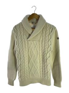 MONCLER◆セーター/maglione tricot/L/ウール/カシミア混/CRM/B20919300450 98123