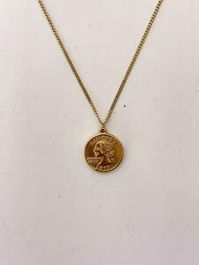 コインネックレス/ネックレス/-/GLD/トップ有/メンズ/USAコイン