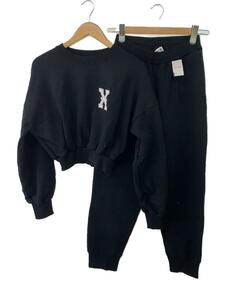 X-girl◆×NICO/SWEAT SET UP/S/コットン/BLK/105231012020