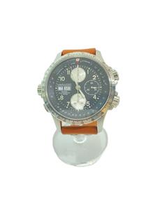 HAMILTON◆Khaki Aviation X-Wind/自動巻腕時計/アナログ/レザー/SS/H776160