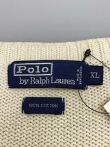 POLO RALPH LAUREN◆セーター(厚手)/XL/コットン/WHT_画像3