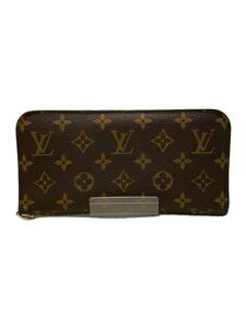 LOUIS VUITTON◆ポルト・フォイユ・アンソリット_モノグラム・キャンバス_BRW_ローズ/PVC/BRW/メンズ