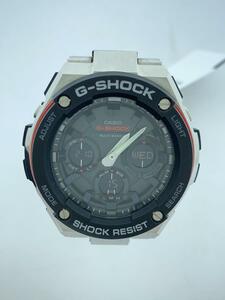 CASIO◆ソーラー腕時計・G-SHOCK/デジアナ/RED