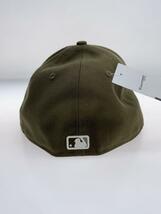 NEW ERA◆キャップ/MLB/SAN DIEGO PADRES/7 3/8/ポリエステル/KHK/メンズ_画像3