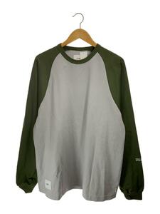 WTAPS◆IAN / RAGLAN / CTPL. GPS/長袖Tシャツ/4/コットン/KHK/222ATDT-CSM24