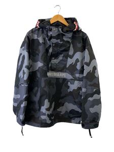 A BATHING APE◆ジャケット/L/ポリエステル/BLK/カモフラ/001LJD701017X