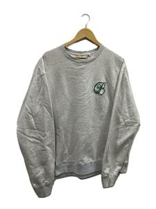 Blackeyepatch◆スウェット/L/コットン/WHT/EMBLEM CREW SWEAT/袖汚れ有