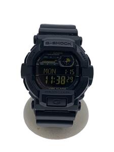 CASIO◆クォーツ腕時計・G-SHOCK/デジタル/ラバー/BLK/BLK/SS//