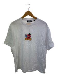 X-LARGE◆Tシャツ/XL/コットン/WHT/101238011001/刺繍ロゴ/ストリート