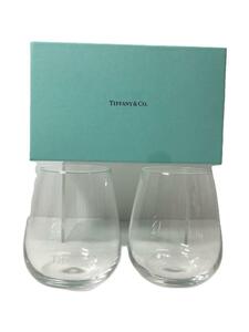 TIFFANY&Co.◆TIFFANY＆Co/ロゴタンブラーセット/200ml/2点セット/ガラス/中古品//