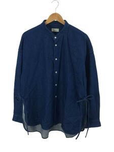 Toironier◆22SS/Denim Mao Shirt/長袖シャツ/FREE/コットン/IDG/2210001//