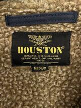 HOUSTON◆ジャケット/M/コットン/BLU/無地/50756//_画像3