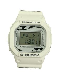 CASIO◆クォーツ腕時計・G-SHOCK/デジタル/WHT/DW-5600VT//