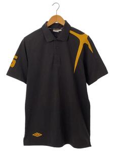 UMBRO◆半袖シャツ/XL/コットン/BLK//