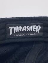 THRASHER◆キャップ/-/アクリル/BLK/メンズ//_画像5