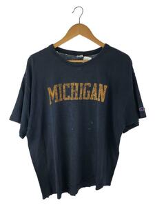 Champion◆80s/MICHIGAN/Tシャツ/XL/コットン/NVY//