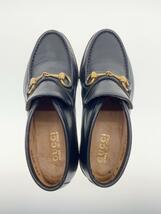 GUCCI◆ホースビットモカシンブーツ/35.5/BLK/レザー/104 0088//_画像3