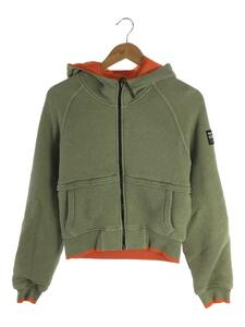 G-STAR RAW◆Reversible Zip Through Hoodie/S/コットン/カーキ×オレンジ//