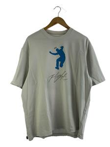 UNION◆JORDAN BRAND M J UNION GFX SS TEE/Tシャツ/L/コットン/グレー//