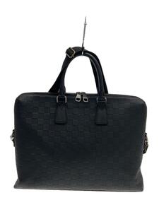 LOUIS VUITTON*poruto* when . man * Jules _ Damier * Efini _BLK/ leather /BLK//