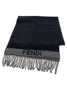 FENDI◆マフラー/ウール/GRY/メンズ