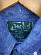 GITMAN BROTHERS◆長袖シャツ/14.5/コットン/BLU//ボタンダウン_画像3