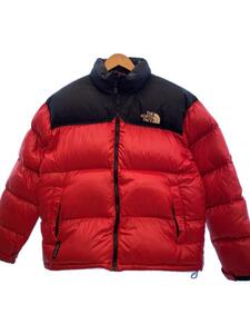 THE NORTH FACE◆ダウンジャケット/XL/ナイロン/RED