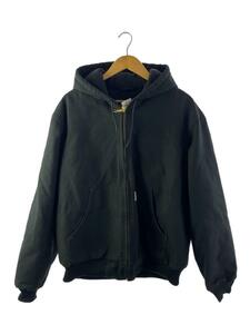 Carhartt◆ジャケット/L/-/BLK/無地/J140 DNY/ダック/アクティブジャケット