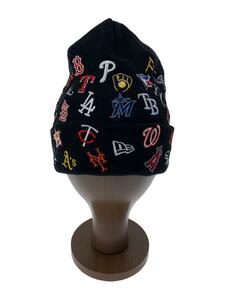 NEW ERA◆MLB/リーグオール/ニットキャップ/アクリル/BLK